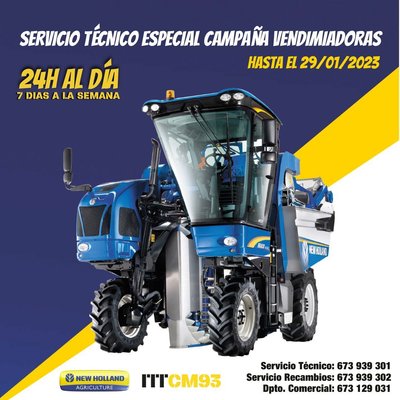 SERVICIO TÉCNICO ESPECIAL: CAMPAÑA VENDIMIADRORAS