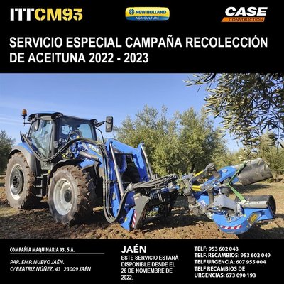 SERVICIO ESPECIAL RECOLECCIÓN DE ACEITUNA 2022/2023