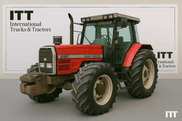 Tracteur agricole Massey Ferguson 6180 - 1