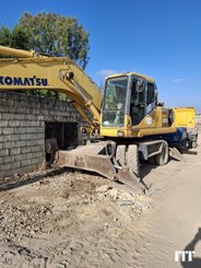 Pelle sur pneus Komatsu PW200-7K - 1