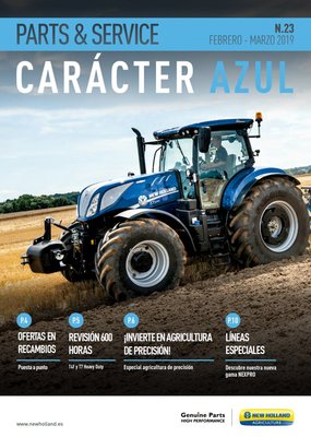 Ofertas en recambio: Carácter Azul Feb-Marzo 2019 